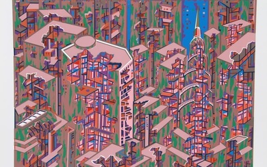 Risaburo Kimura, City 366, Screenprint