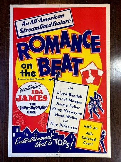 Romance On The Beat - Ida James (1953) US One Sheet