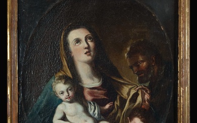 Sainte Famille avec l'enfant Jésus et saint Jean, cercle de Carlo Ceresa (Bergame, 20 janvier...