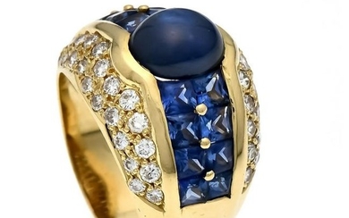 Sapphire-diamond ring GG