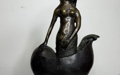 Sergio Bustamante Mermaid Bronze Sculpture