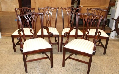 Set of 6 Councill Craftsman mahogany dining room chairs