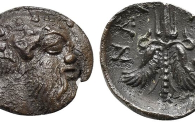 Sicily, Aitna, Litra, ca. 476-461 BC AR (g 0,42; mm...