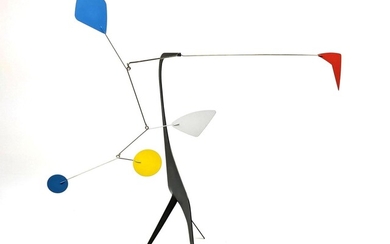 Small Contemporary Table Top Mobile Sculpture. Unmarke