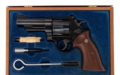 **Smith & Wesson Model 57 Revolver in Factory Wood Box