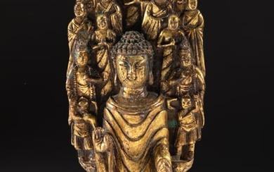 Special Chinese Gilt Bronze Buddha