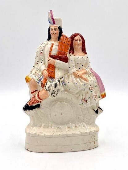 Staffordshire Figural Group, Highland Couple