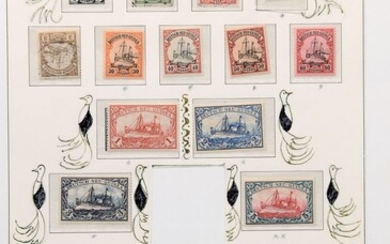 Stamp collection German Colonies, well managed collection, large...