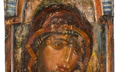 THE CENTRAL PANEL OF A TRIPTYCH SHOWING THE MOTHER OF