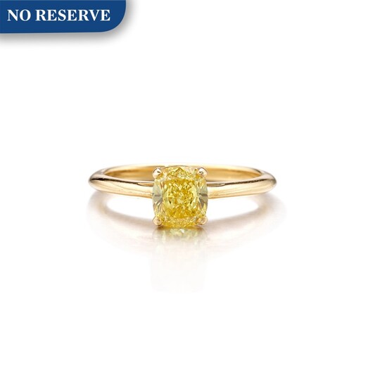 TIFFANY & CO. | COLOURED DIAMOND RING | 蒂芙尼 | 1.03卡拉 彩色鑽石 戒指