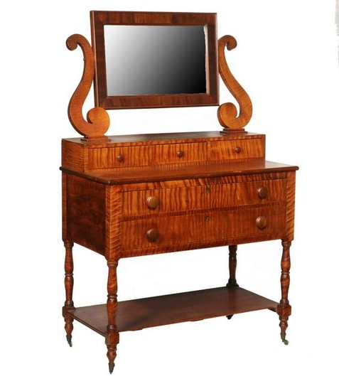 TIGER MAPLE DRESSING TABLE