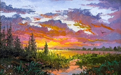 Thomas A. DeDecker - Lakeside Sunset