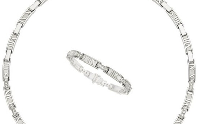 Tiffany & Co. Diamond, White Gold Jewelry Suite