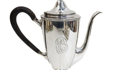 Tiffany & Co. Sterling Silver Footed Coffee Pot, #17085F, circa 1908