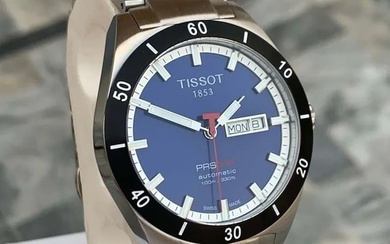 Tissot 1853 Automatic PRS 516 Blue Dail With Day & Date Swiss Made Men Wrist Watch Ref: T044430A