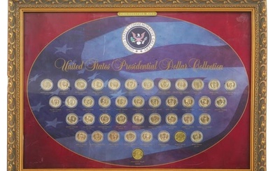 UNITED STATES PRESIDENTIAL DOLLAR COINS COLLECTION
