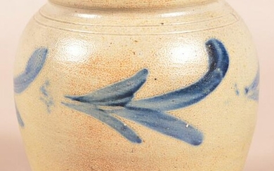 Unsigned 19th Century Bulbous Stoneware Storage Jar.