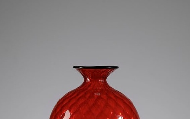 VENINI Globular vase from the Balloton series, Murano.