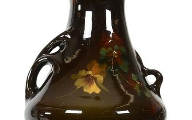 Vase, Marked Rozane Ware Art Pottery By Roseville