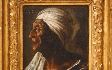 Vecchia, Pietro della (Attrib.): Bildnis einer alten Frau mit Turban
