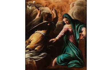 Venezianischer Maler der zweiten Hälfte des 16. Jahrhunderts, DIE VERKÜNDIGUNG AN MARIA