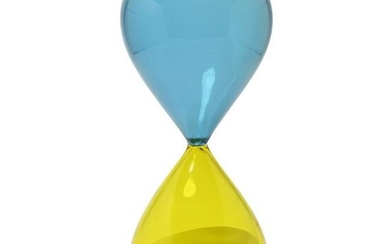 Venini Senini Clessidra Murano Glass Hourglass.