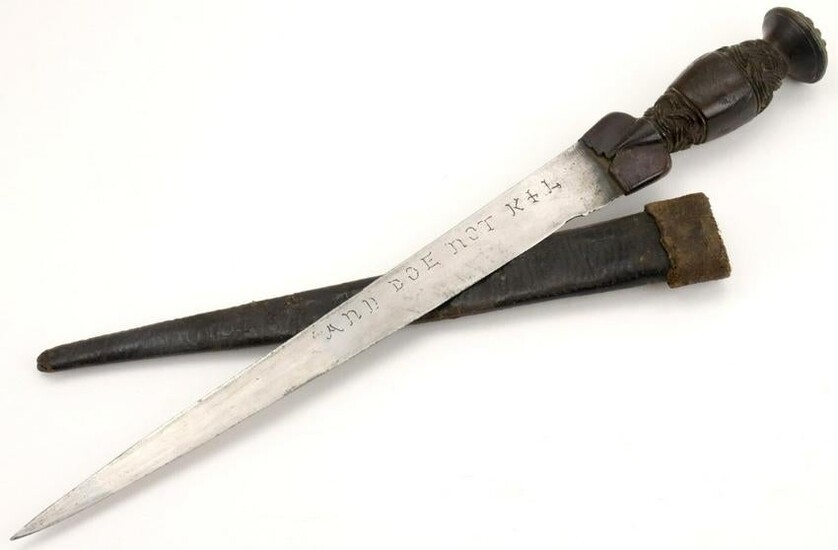 Very Rare 17th C. English Scottish Dirk Dagger ~ Blade