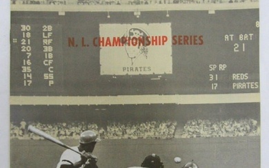 Very Rare 1971 Pittsburgh Pirates NLCS Official Program Clemente 135132