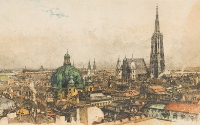 View over Vienna Luigi Kasimir, (1881 - 1962)