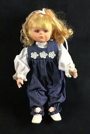 Vintage Anna Porcelain Doll late 1900s