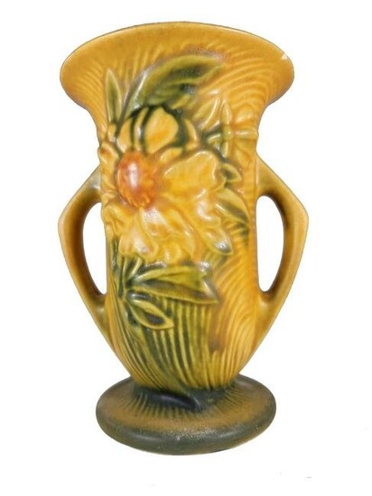 Vintage Roseville flowers pottery vase