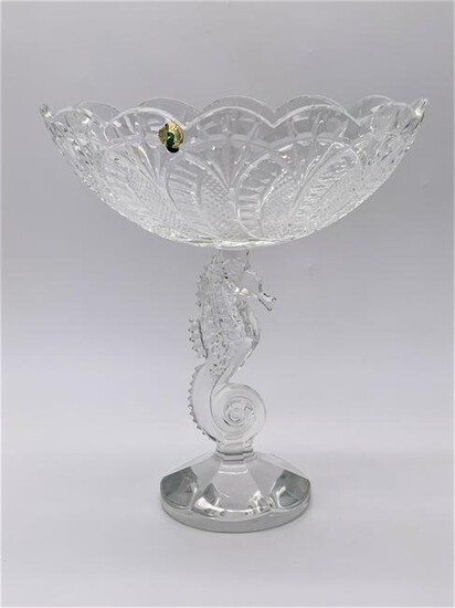 Waterford Crystal Seahorse Compote