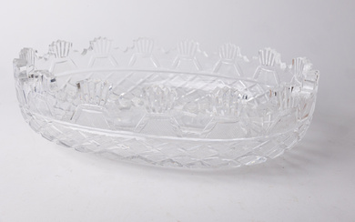 Waterford Large Cut Crystal Display Bowl