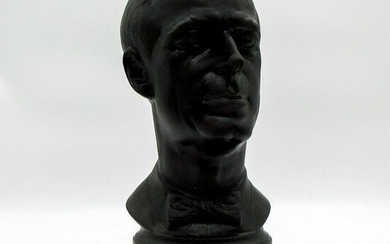 Wedgwood Black Basalt Bust, The Duke of Edinburgh