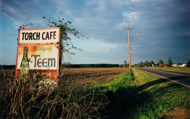 William Eggleston, Untitled (Torch Café Billboard), Mississippi