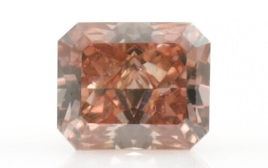 0.35ct Diamond Deep Brownish Orangy Pink