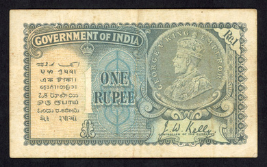 1 Rupee 1935 King George V (P. 14a) - sign....
