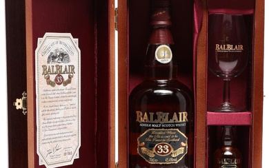 1 bt. Balblair, Single Highland Malt Scotch Whisky Aged 33 Years