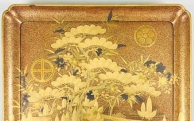 Gold-lacquered Tray