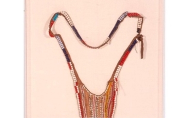 An African beaded necklace.