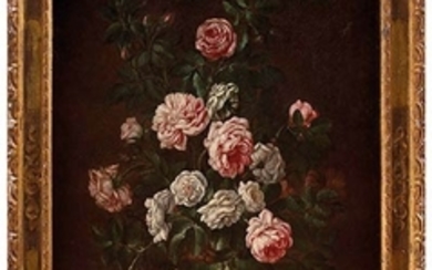 BARTOLOMEO LIGOZZI (Verona, 1620 - Florence, 1695) Bouquet of roses...