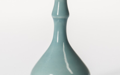 Small Clair-de-lune-glazed Bottle Vase