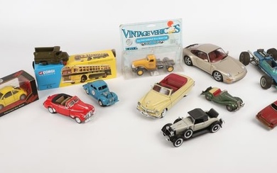 (13) Modern toy vehicles