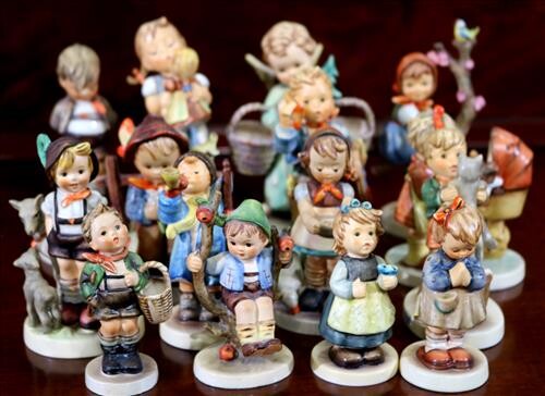 15 Hummel assorted figurines