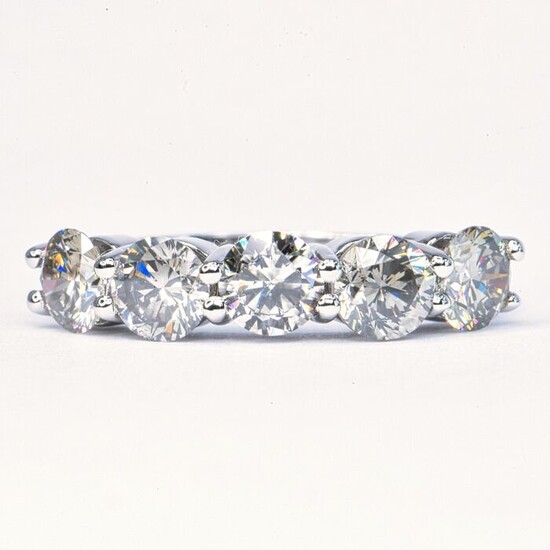 1.75 ct Natural Fancy Gray VVS1 to VS1 - 14 kt. White gold - Ring - 1.75 ct Diamond - Diamonds, No Reserve Price