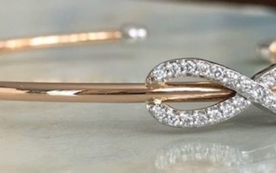 18 kt. Pink gold - Bracelet - 0.60 ct Diamond