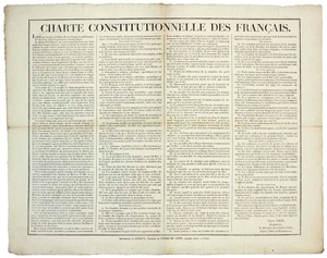 1814. (Retour du Roi LOUIS XVIII). LILLE. «CHARTE …