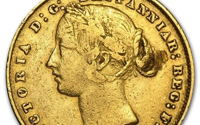 1857-1870 Australia Gold Sovereign Victoria