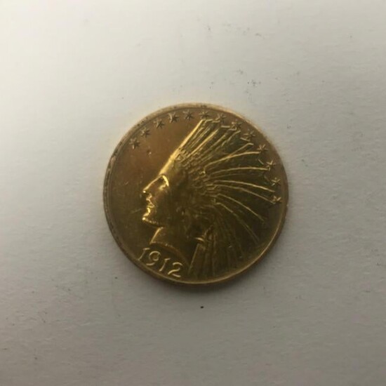 1912 US Ten Dollar Gold Coin