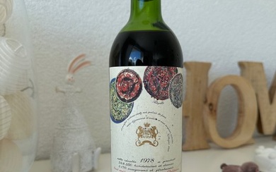 1978 Château Mouton Rothschild - Pauillac 1er Grand Cru Classé - 1 Bottle (0.75L)